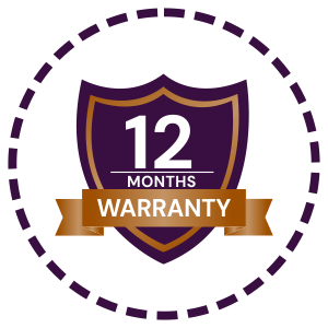 12 Month Warranty